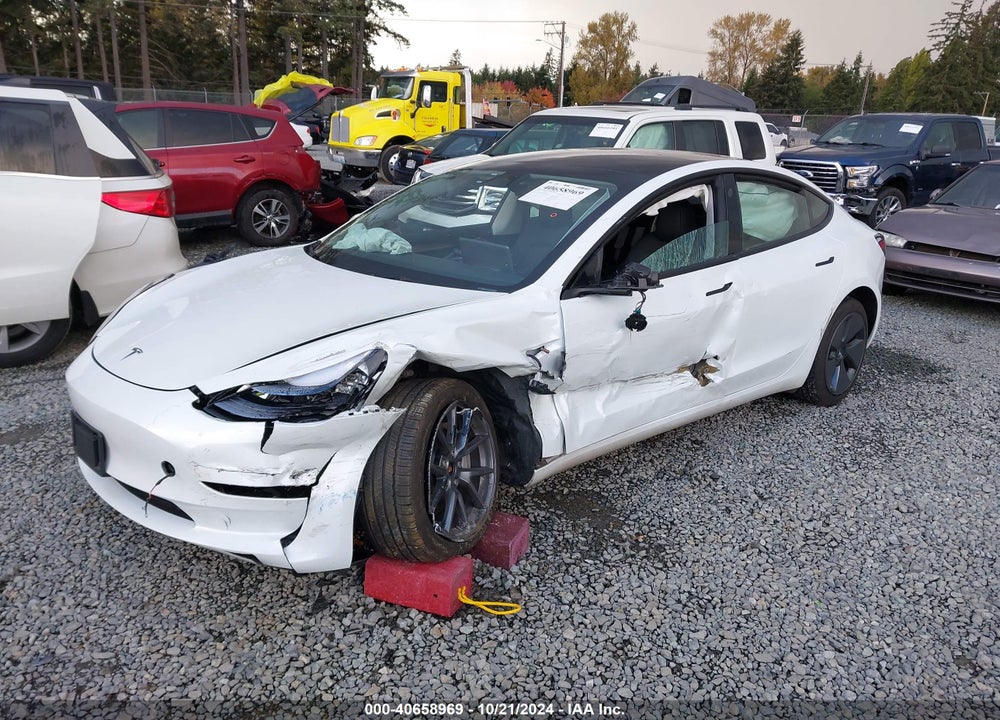 2023 TESLA MODEL 3 LONG RANGE DUAL MOTOR ALL-WHEEL DRIVE VIN: 5YJ3E1EB7PF603408