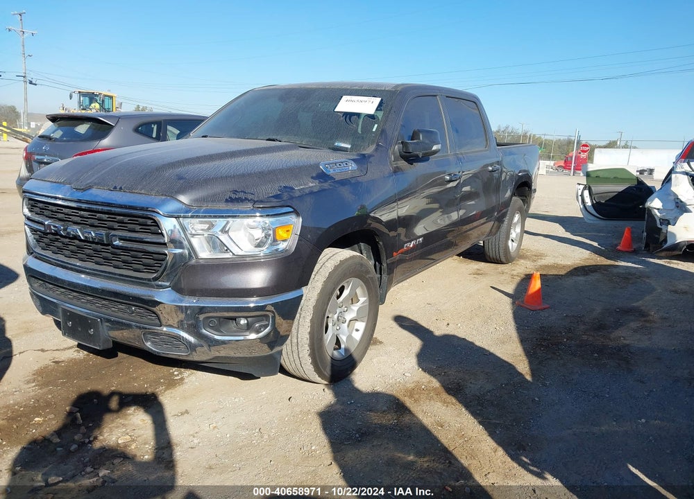 2022 RAM 1500 BIG HORN 4X4 5'7 BOX VIN: 1C6RRFFG1NN249770