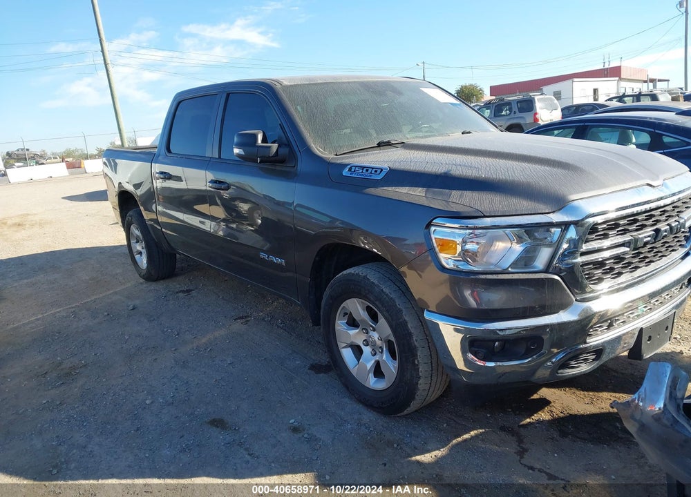 2022 RAM 1500 BIG HORN 4X4 5'7 BOX VIN: 1C6RRFFG1NN249770