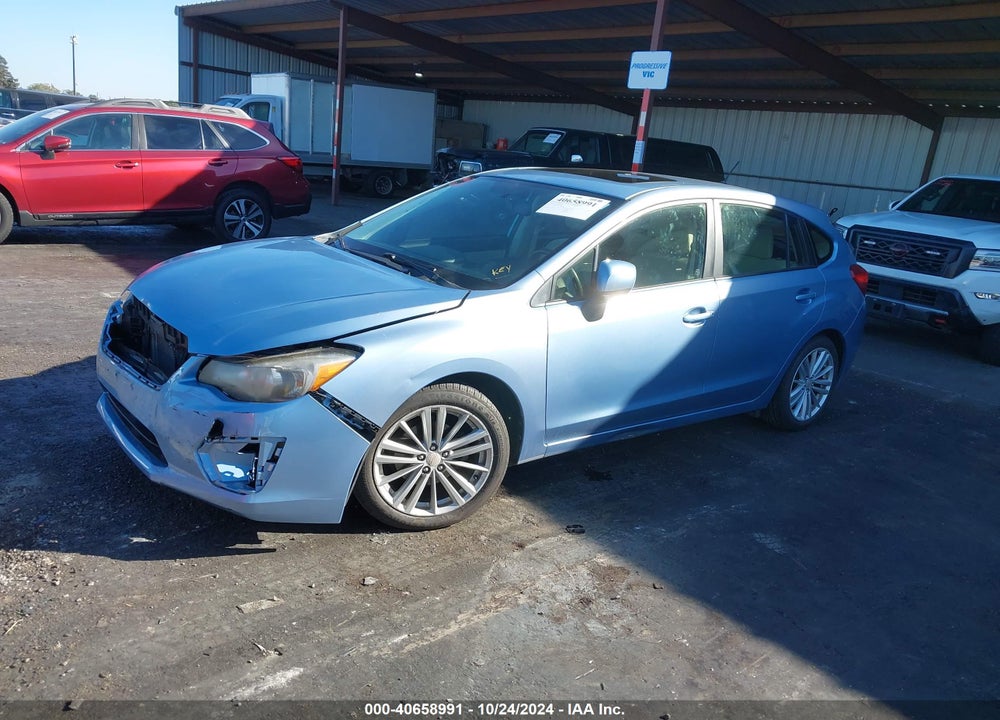 2012 SUBARU IMPREZA 2.0I PREMIUM VIN: JF1GPAF61CH238916