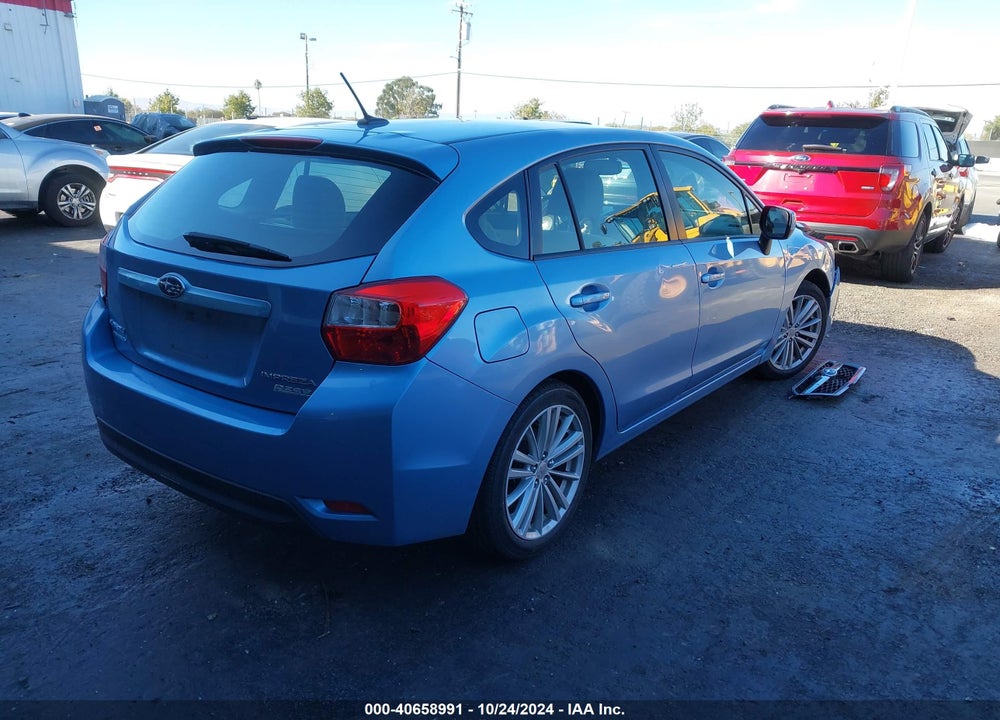 2012 SUBARU IMPREZA 2.0I PREMIUM VIN: JF1GPAF61CH238916