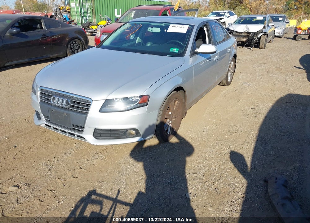 2011 AUDI A4 2.0T PREMIUM VIN: WAUBFAFL8BN049559