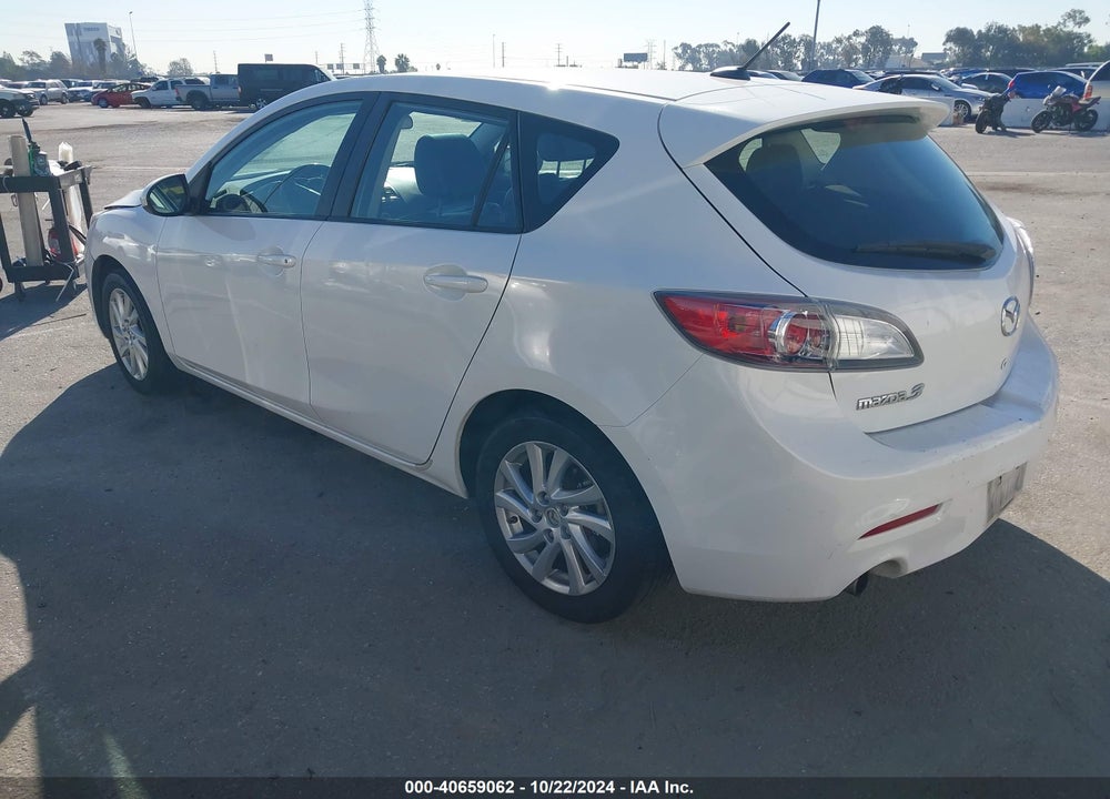 2012 MAZDA 3 I GRAND TOURING VIN: JM1BL1M81C1594392