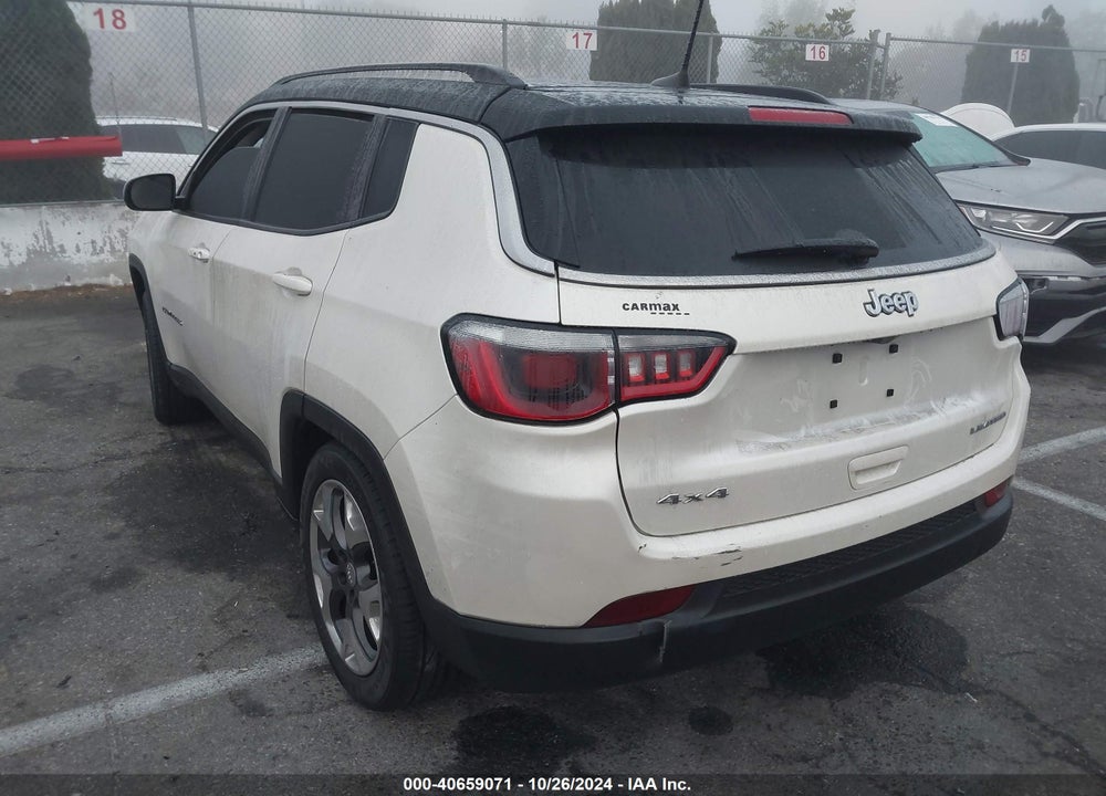 2018 JEEP COMPASS LIMITED 4X4 VIN: 3C4NJDCB5JT290795