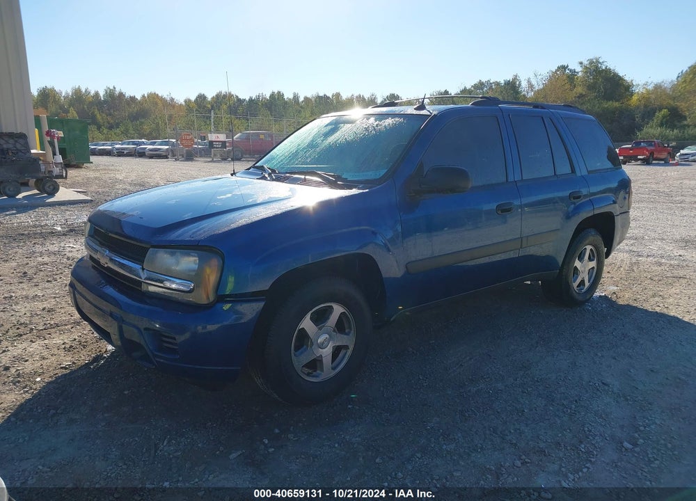 2005 CHEVROLET TRAILBLAZER LS VIN: 1GNDS13SX52119840