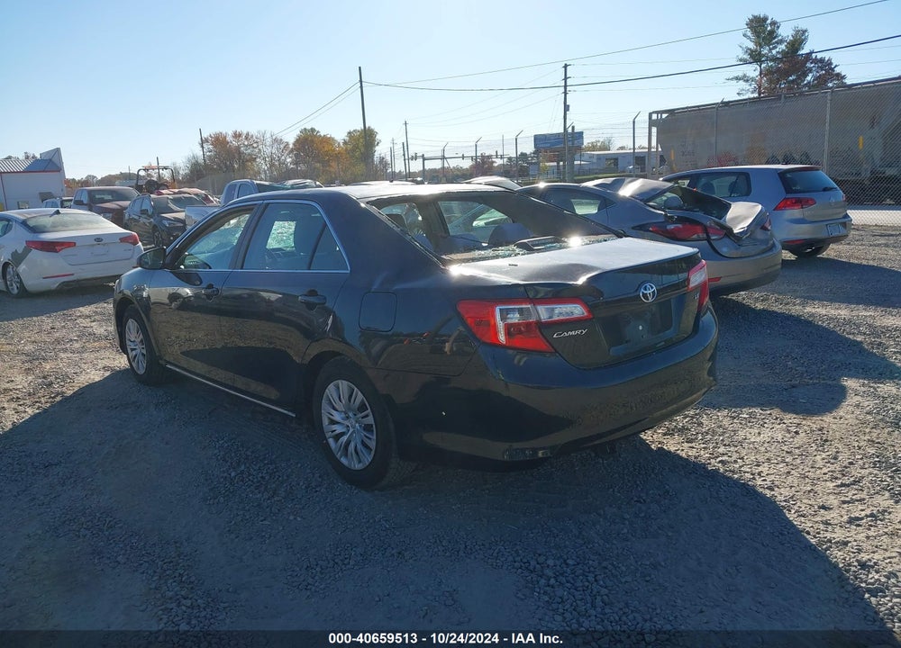 2012 TOYOTA CAMRY LE VIN: 4T4BF1FK2CR247816