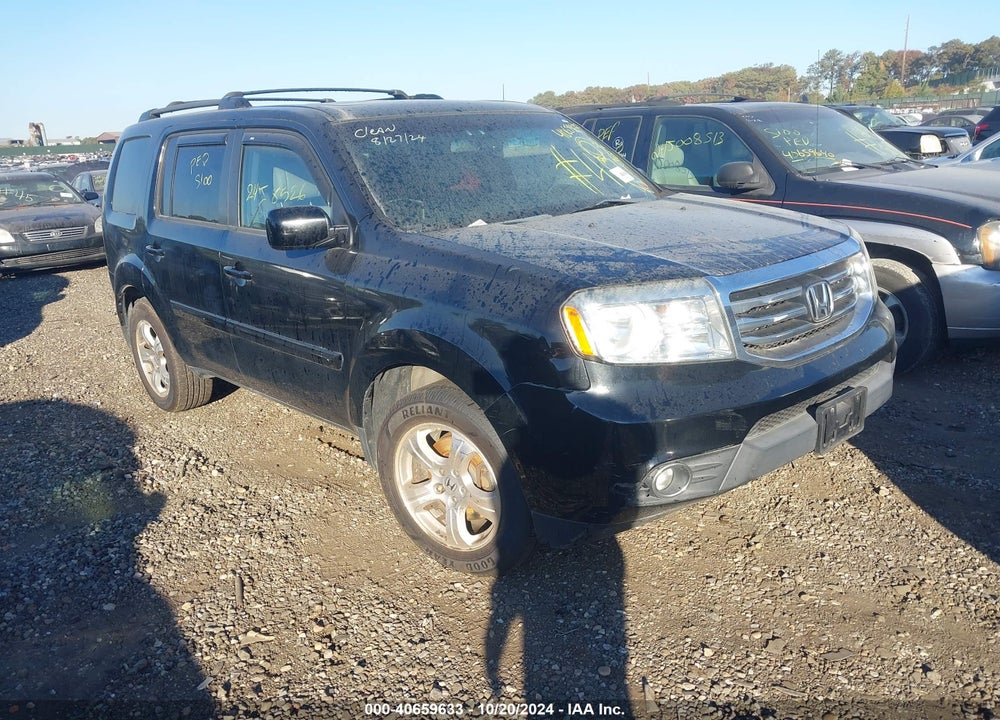 2013 HONDA PILOT EX-L VIN: 5FNYF4H6XDB054639