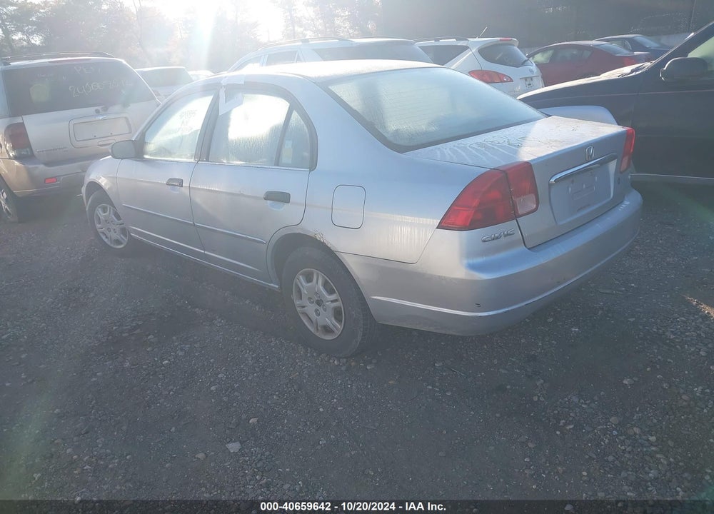 2001 HONDA CIVIC LX VIN: 2HGES16561H587991