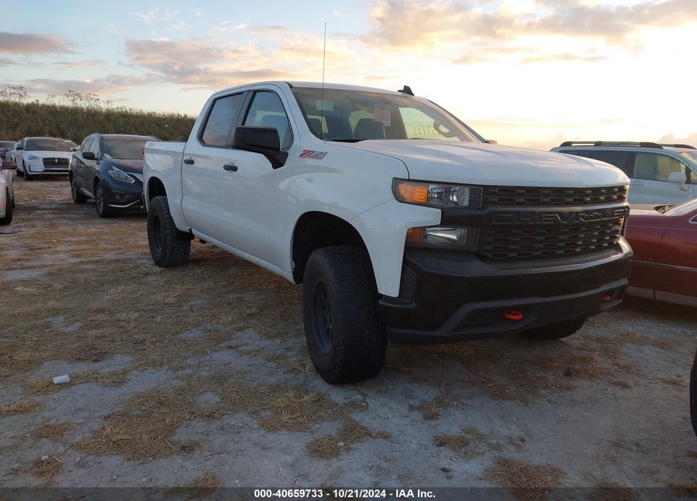 2020 CHEVROLET SILVERADO 1500 4WD SHORT BED CUSTOM TRAIL BOSS VIN: 3GCPYCEF0LG108396
