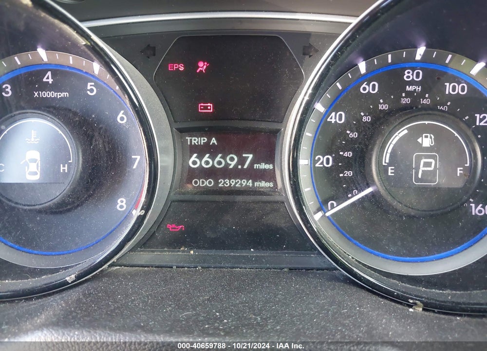 2013 HYUNDAI SONATA GLS VIN: 5NPEB4AC0DH563221