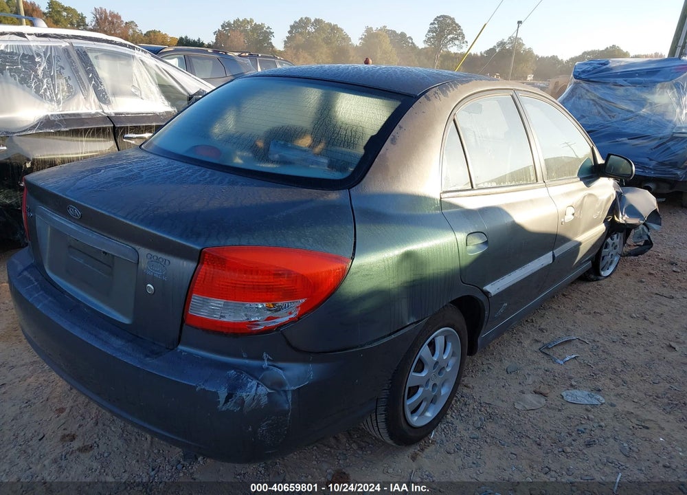 2005 KIA RIO VIN: KNADC125056383768