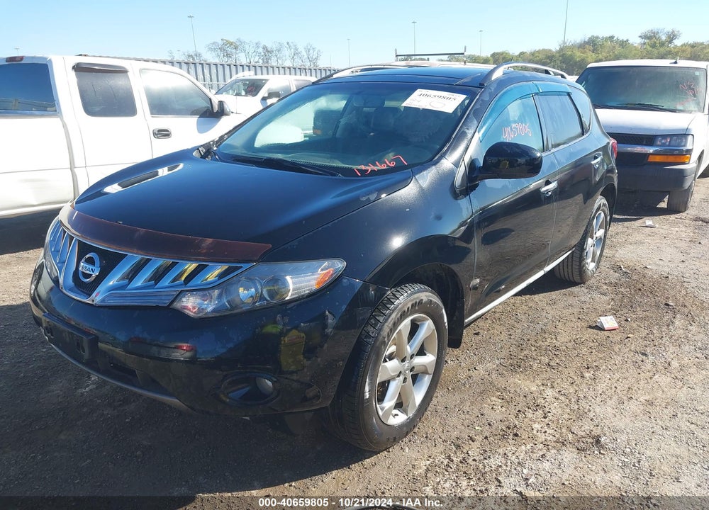 2010 NISSAN MURANO SL VIN: JN8AZ1MW5AW131667