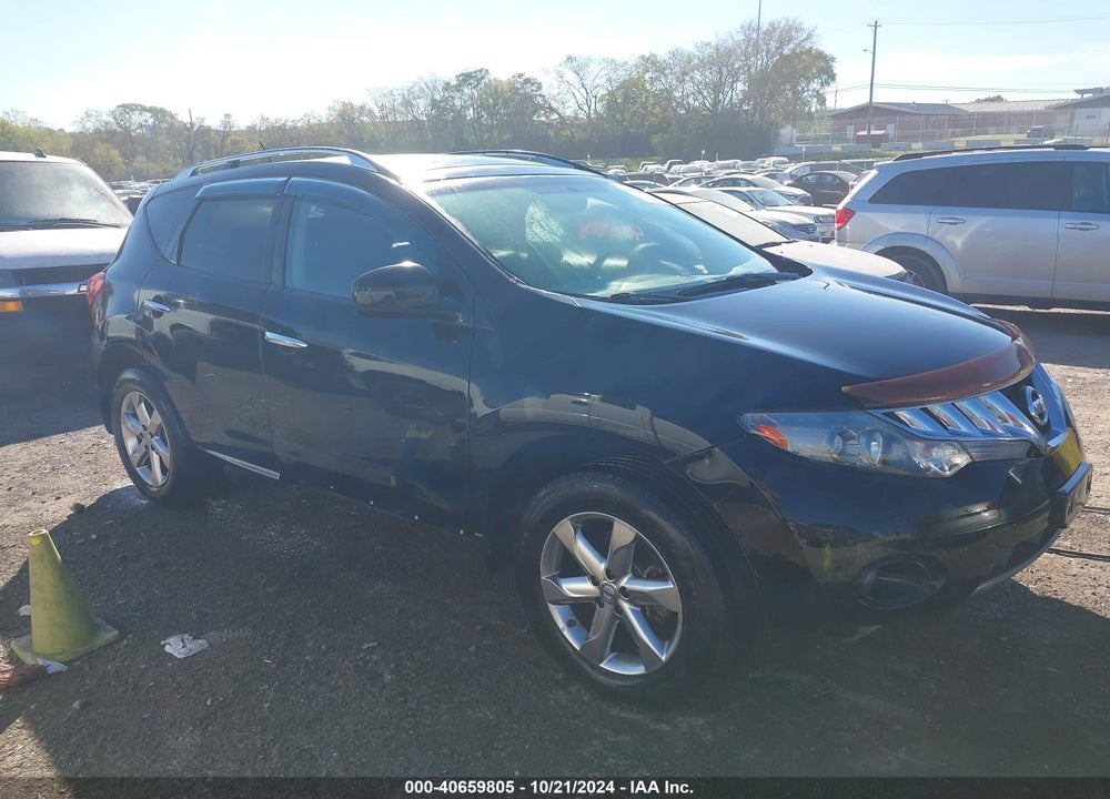 2010 NISSAN MURANO SL VIN: JN8AZ1MW5AW131667