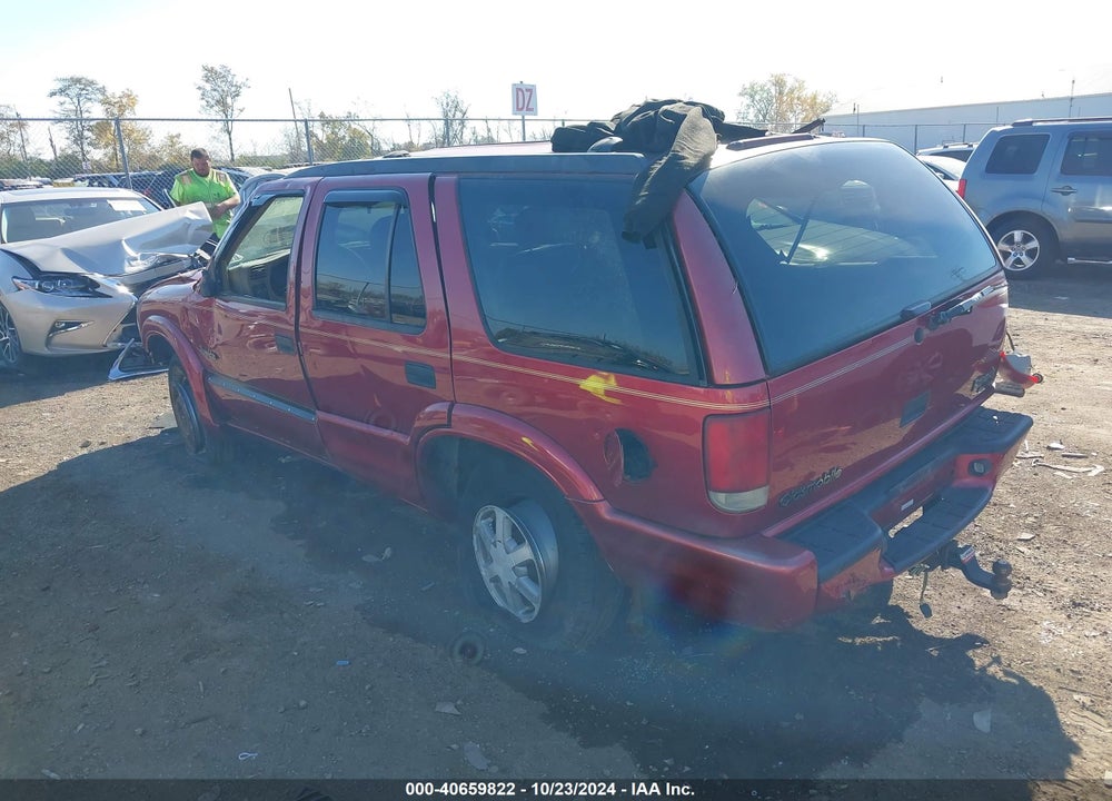 2000 OLDSMOBILE BRAVADA VIN: 1GHDT13W0Y2376528
