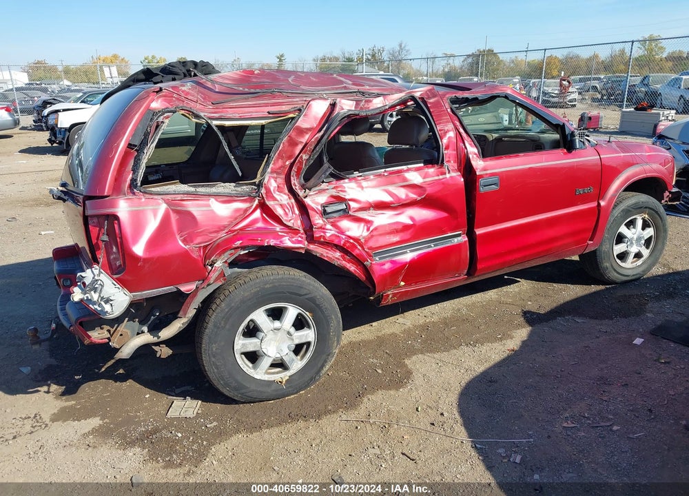 2000 OLDSMOBILE BRAVADA VIN: 1GHDT13W0Y2376528