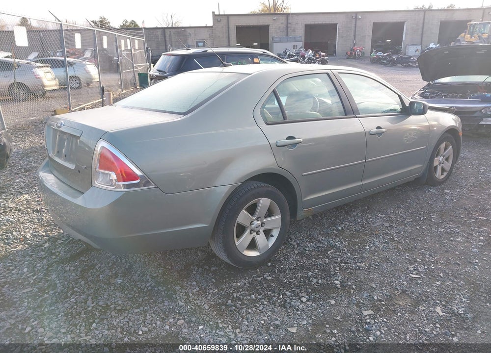 2008 FORD FUSION SE VIN: 3FAHP07Z58R119182