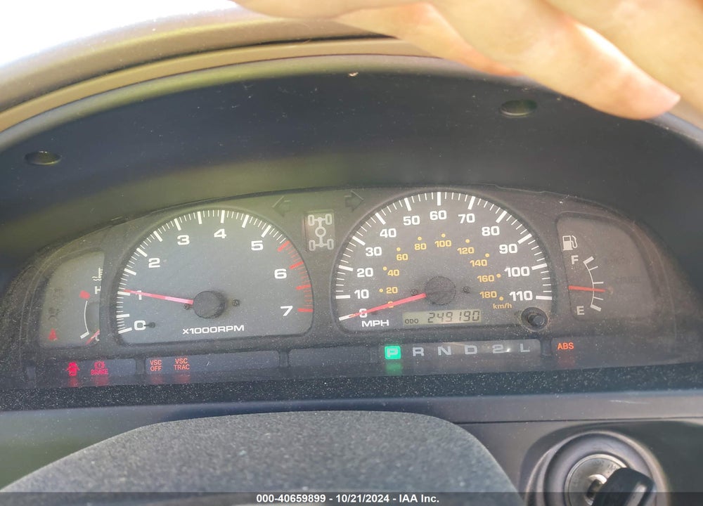 2001 TOYOTA 4RUNNER SR5 V6 VIN: JT3HN86R510344373