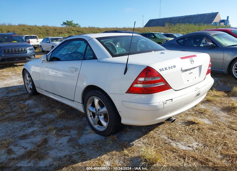 2002 MERCEDES-BENZ SLK 320 VIN: WDBKK65F82F255559