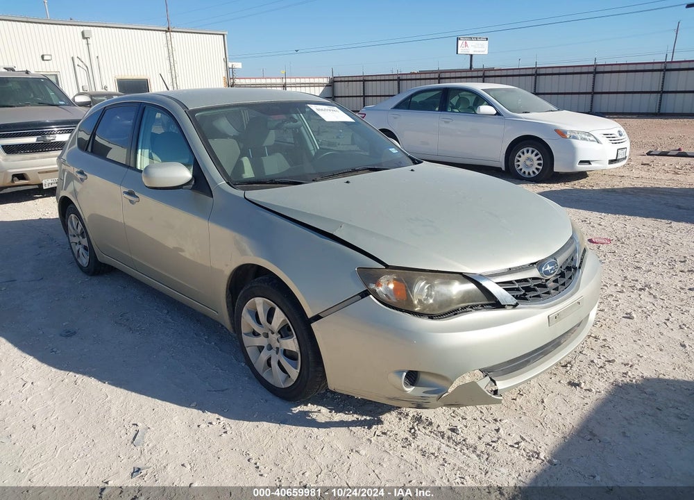 2009 SUBARU IMPREZA 2.5I VIN: JF1GH61619G800071