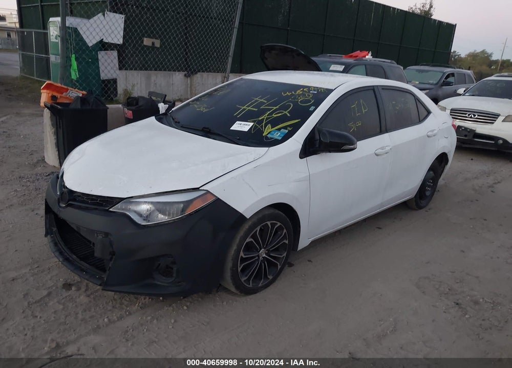 2014 TOYOTA COROLLA S PLUS VIN: 2T1BURHE0EC152665