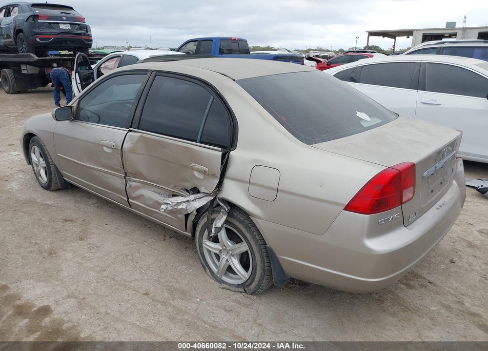 2001 HONDA CIVIC EX VIN: JHMES26721S006306