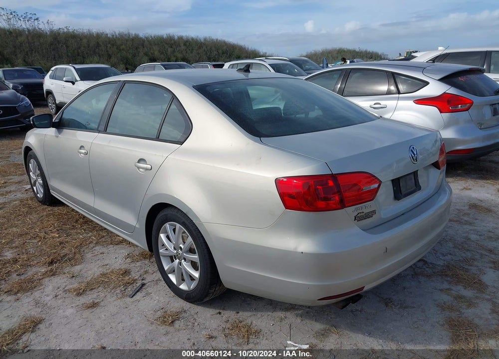 2012 VOLKSWAGEN JETTA 2.5L SE VIN: 3VWBP7AJ9CM077792
