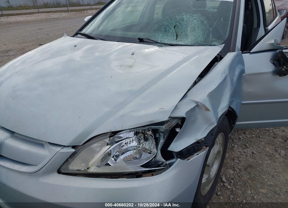 2005 HONDA CIVIC HYBRID VIN: JHMES966X5S017107