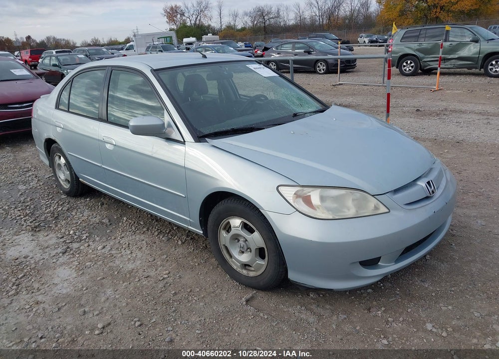 2005 HONDA CIVIC HYBRID VIN: JHMES966X5S017107