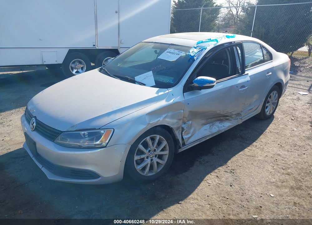 2012 VOLKSWAGEN JETTA 2.5L SE VIN: 3VWDP7AJ6CM408997