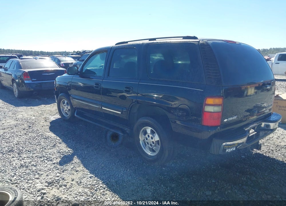2003 CHEVROLET TAHOE LS VIN: 1GNEC13V23R269442