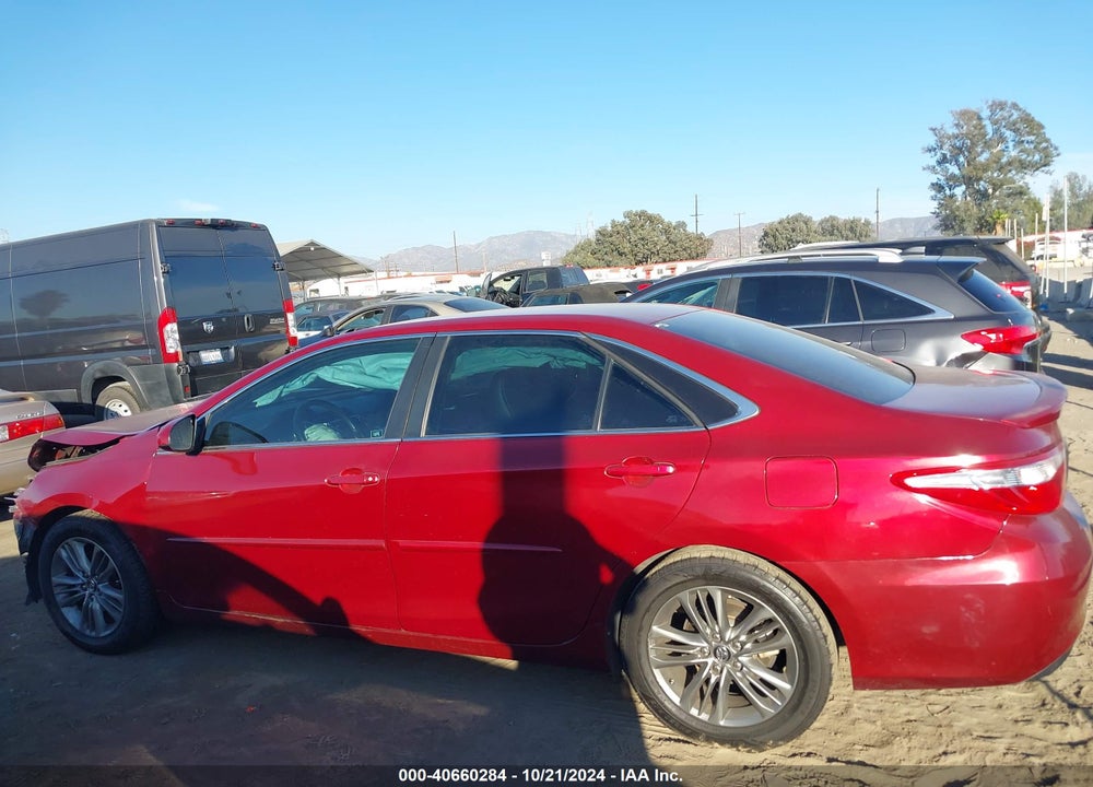 2016 TOYOTA CAMRY SE VIN: 4T1BF1FK6GU608433
