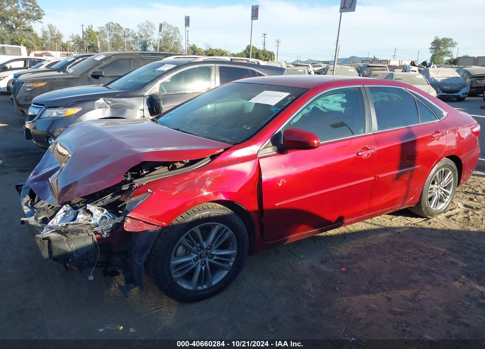 2016 TOYOTA CAMRY SE VIN: 4T1BF1FK6GU608433