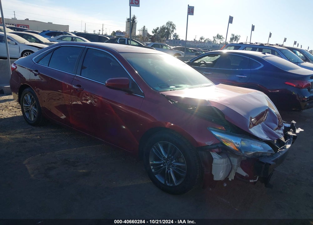 2016 TOYOTA CAMRY SE VIN: 4T1BF1FK6GU608433