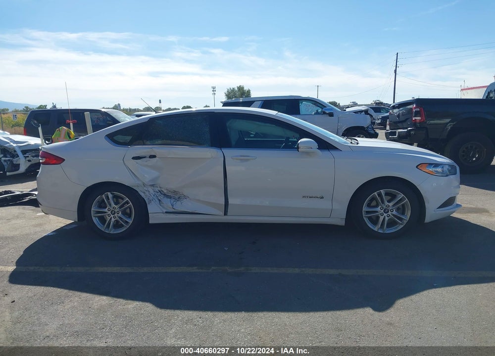 2018 FORD FUSION HYBRID SE VIN: 3FA6P0LU1JR262623