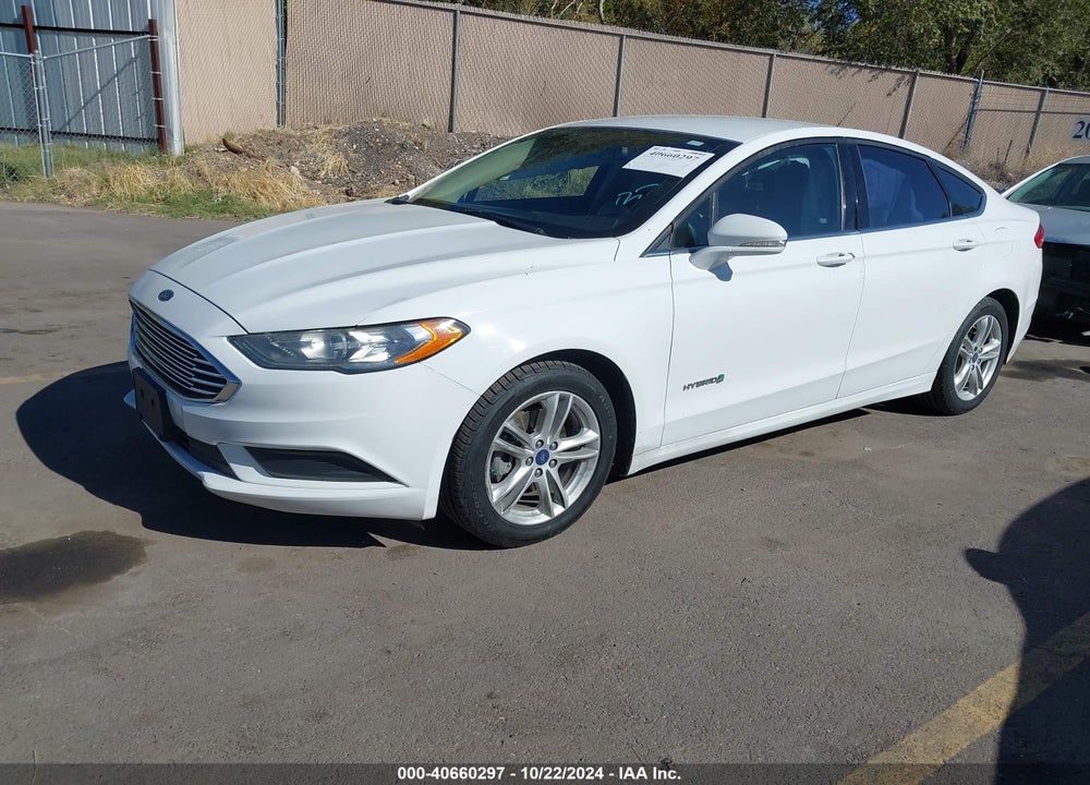 2018 FORD FUSION HYBRID SE VIN: 3FA6P0LU1JR262623