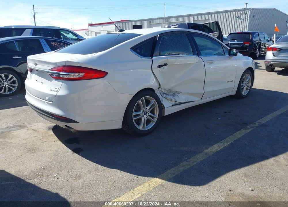 2018 FORD FUSION HYBRID SE VIN: 3FA6P0LU1JR262623