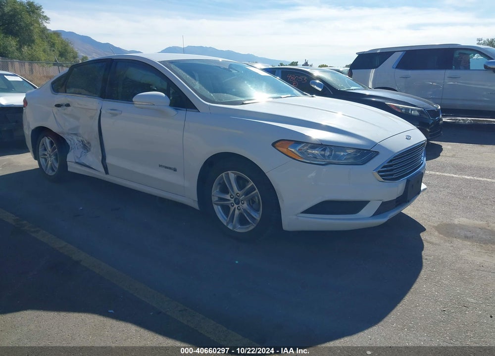 2018 FORD FUSION HYBRID SE VIN: 3FA6P0LU1JR262623