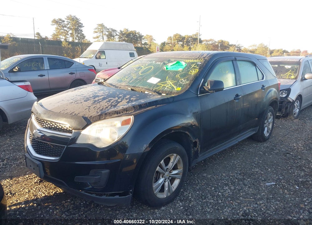 2010 CHEVROLET EQUINOX LS VIN: 2CNALBEW4A6412799