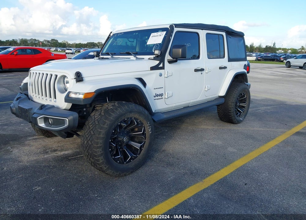 2018 JEEP WRANGLER UNLIMITED SAHARA 4X4 VIN: 1C4HJXEN1JW201076