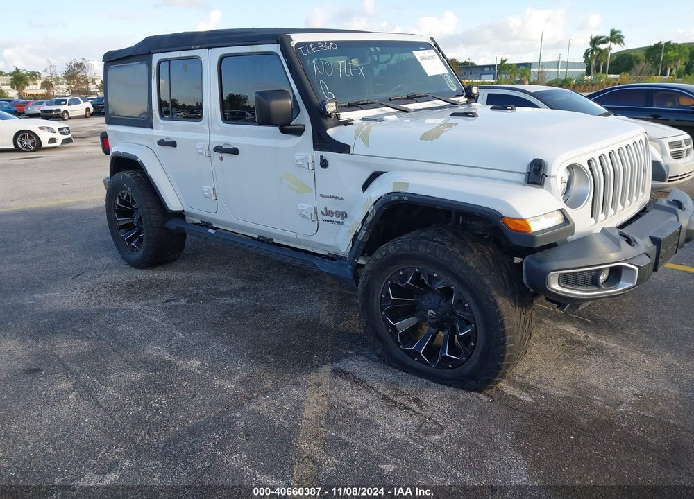 2018 JEEP WRANGLER UNLIMITED SAHARA 4X4 VIN: 1C4HJXEN1JW201076