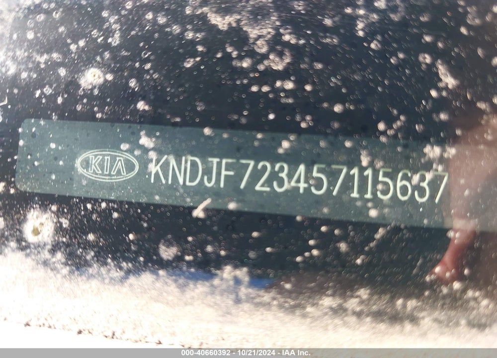 2005 KIA SPORTAGE EX V6/LX V6 VIN: KNDJF723457115637