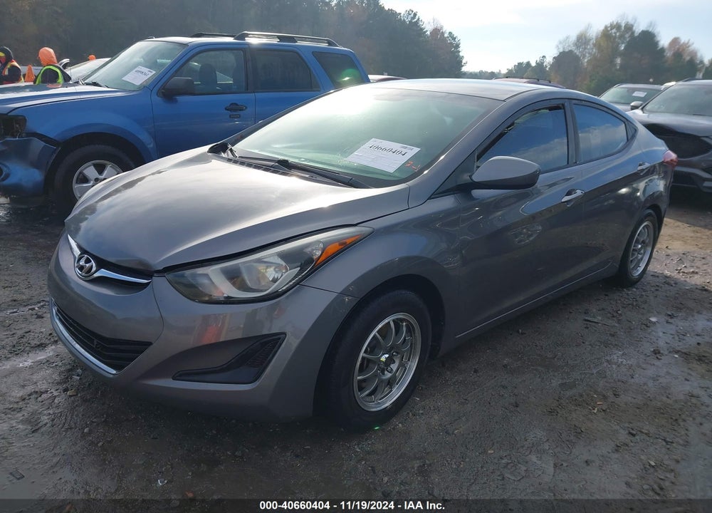 2014 HYUNDAI ELANTRA SE VIN: 5NPDH4AE2EH493346