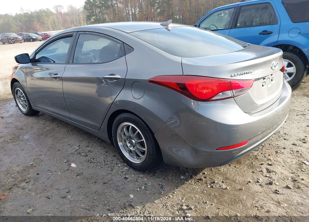 2014 HYUNDAI ELANTRA SE VIN: 5NPDH4AE2EH493346