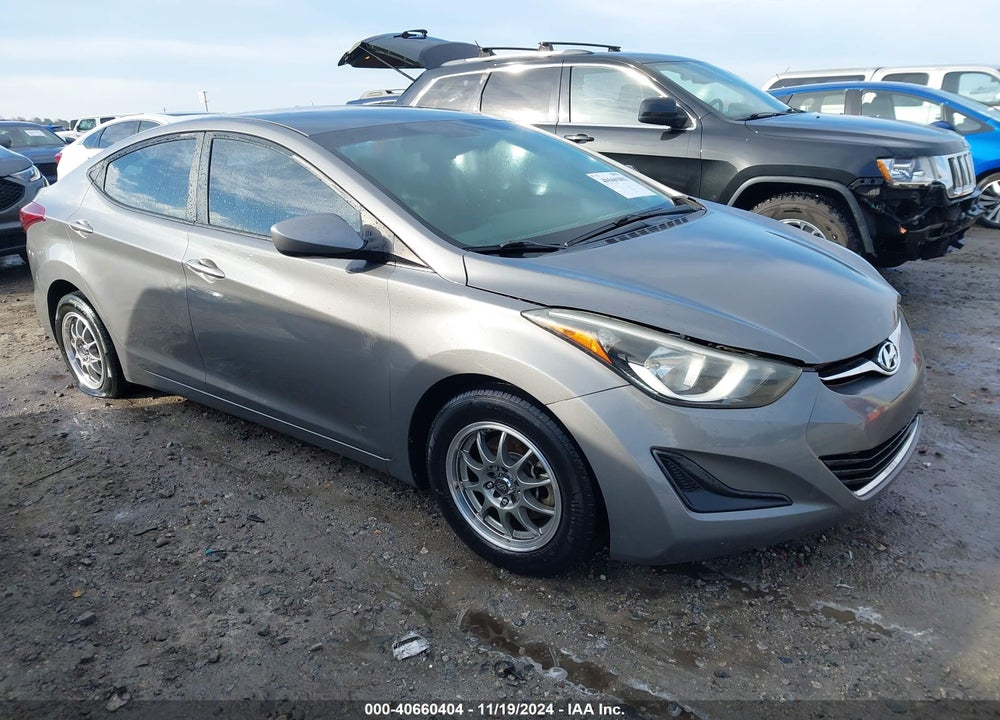 2014 HYUNDAI ELANTRA SE VIN: 5NPDH4AE2EH493346