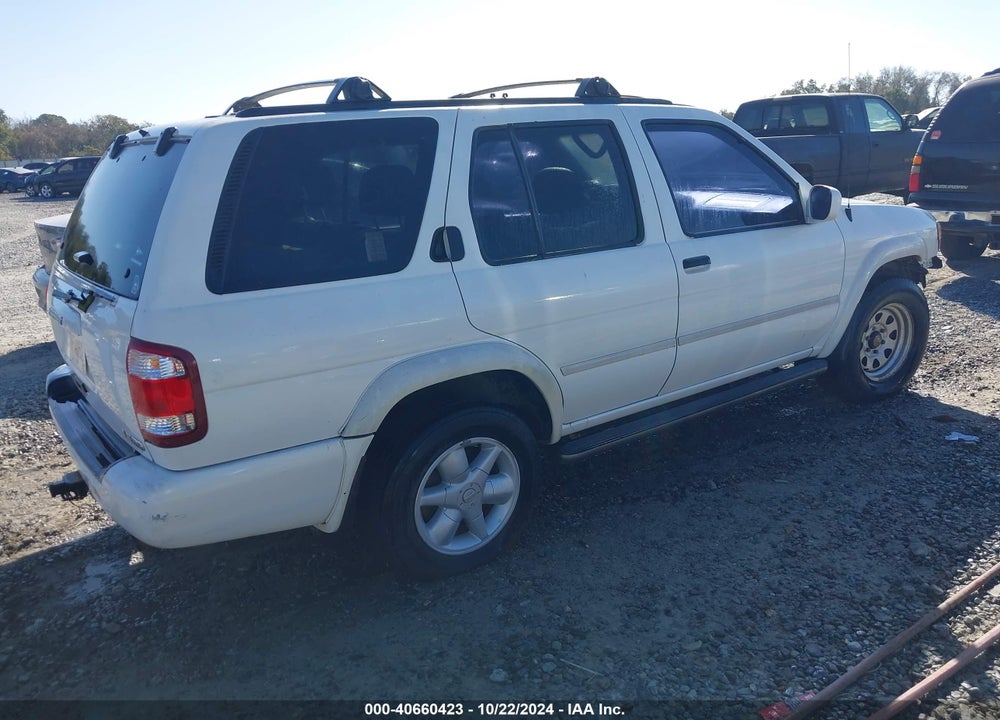2001 NISSAN PATHFINDER LE VIN: JN8DR07X21W502683