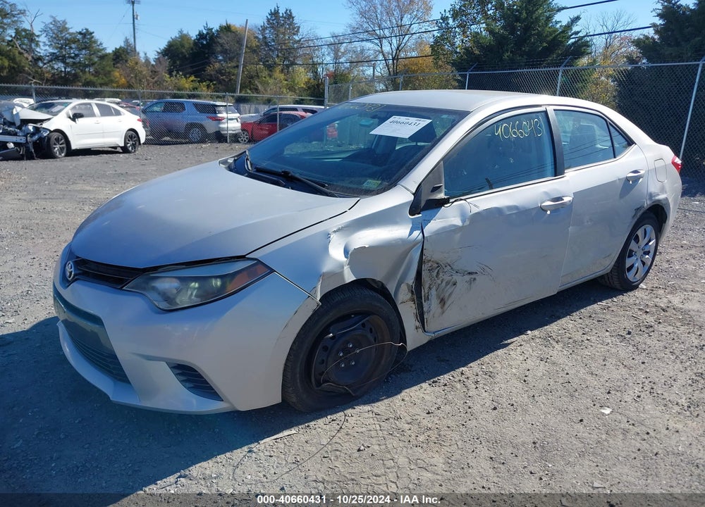 2015 TOYOTA COROLLA VIN: 2T1BURHE9FC405130