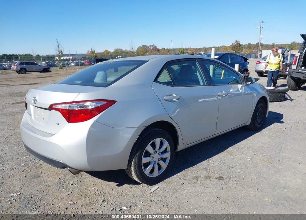 2015 TOYOTA COROLLA VIN: 2T1BURHE9FC405130