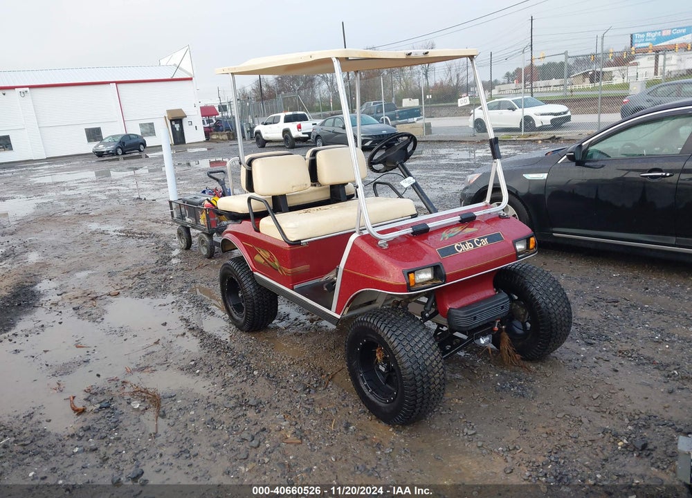 1999 CLUB CAR GOLF CAR VIN: 000000A9840702137
