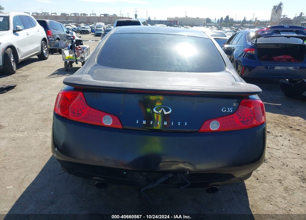 2005 INFINITI G35 VIN: JNKCV54E35M426796