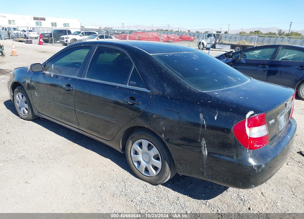 2003 TOYOTA CAMRY LE VIN: JTDBE32K030234203